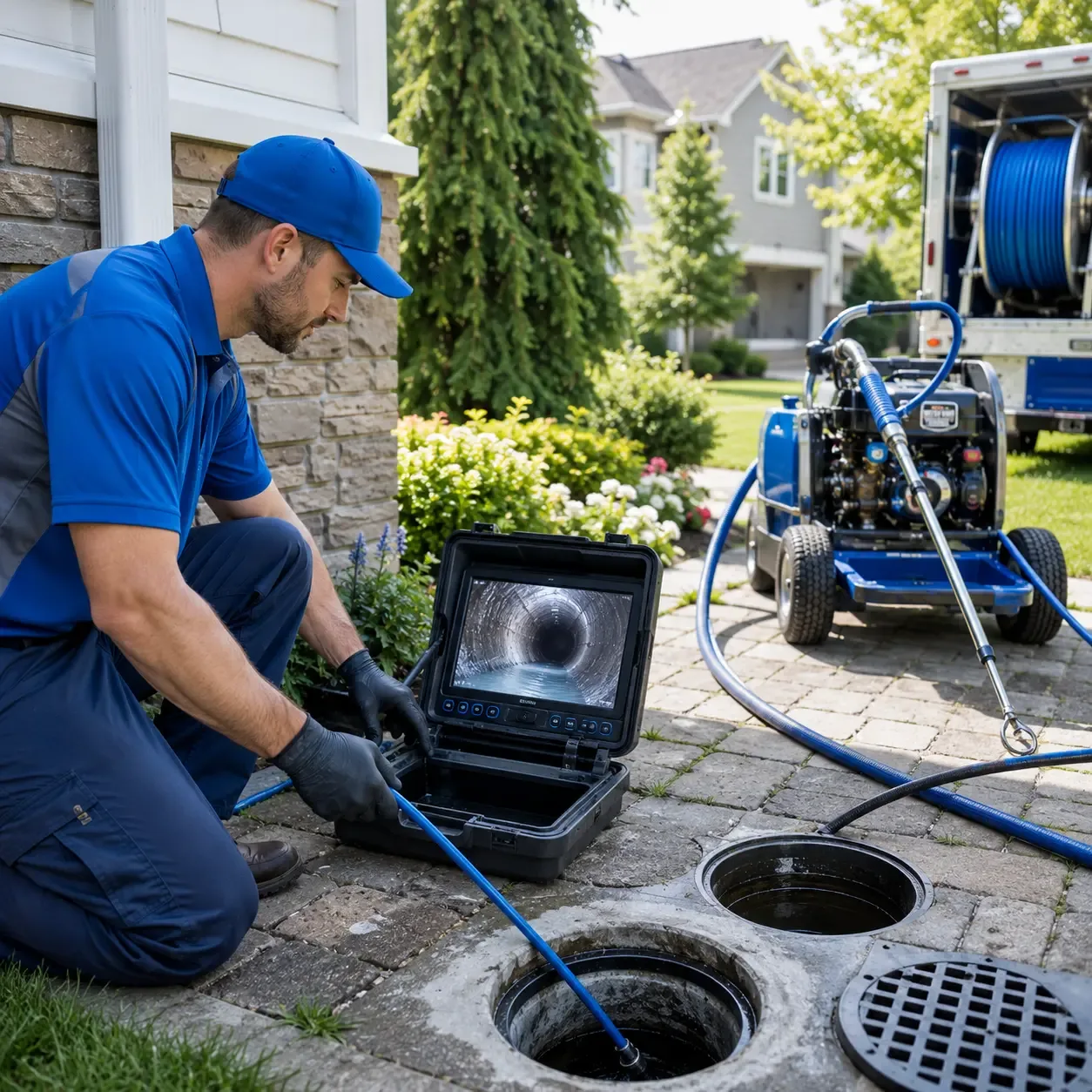 Outdoor drain cleaning professionals serving Curtis, MI
