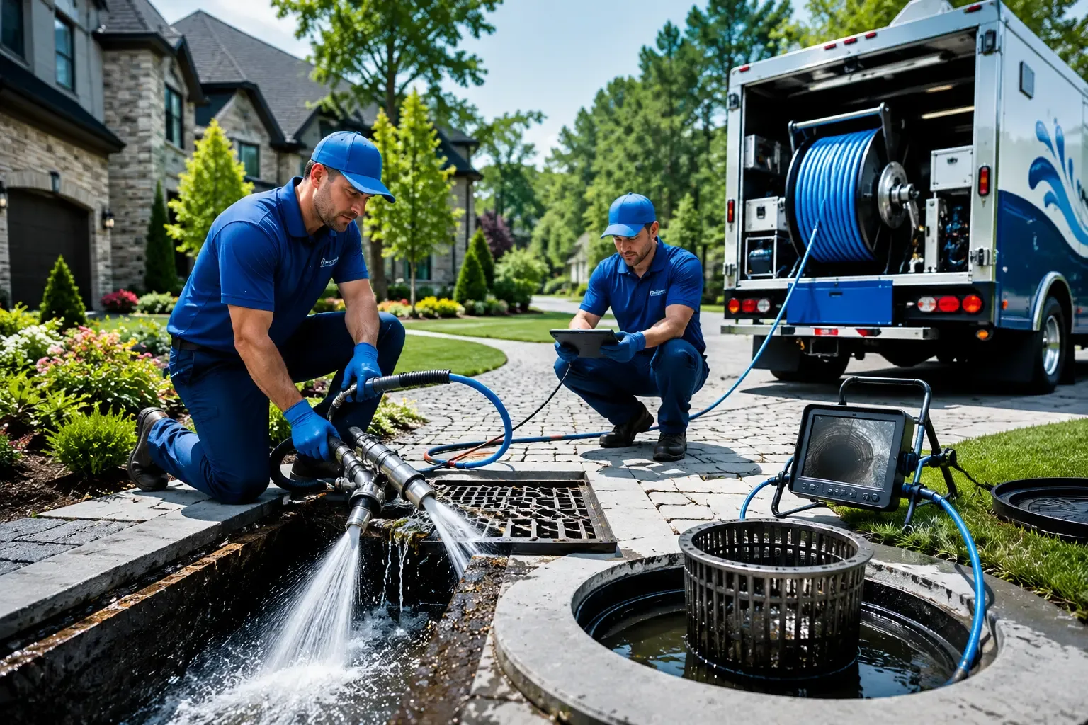 Local outdoor drain cleaning professionals in Curtis, MI