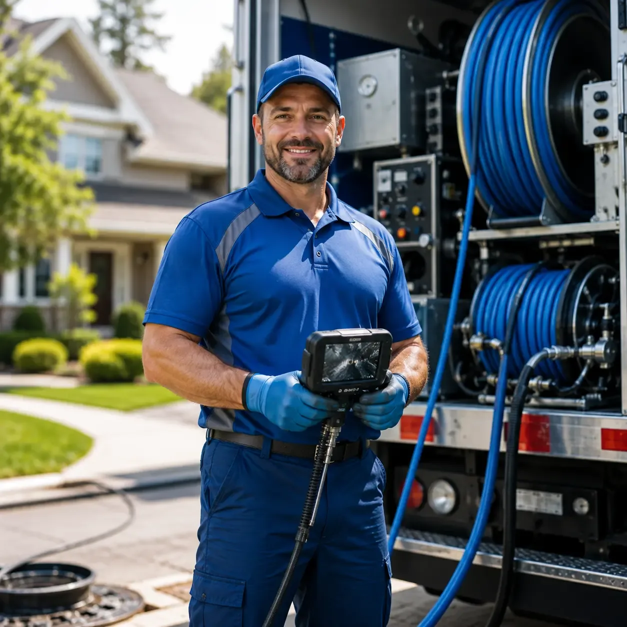 Local outdoor drain cleaning specialists in Curtis, MI